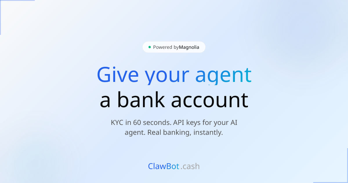 clawbot.cash image